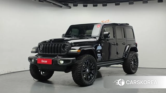 Jeep Wrangler (JL) 2021 Черный из Кореи