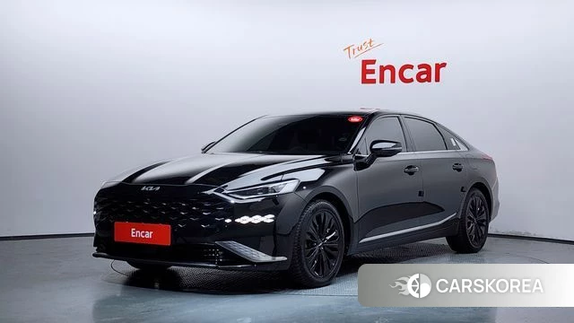 Kia K8 Hybrid 2021 Черный из Кореи