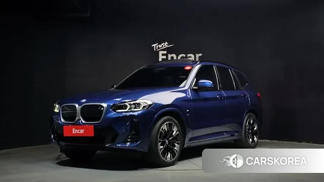 BMW iX3 2022 Синий из Кореи
