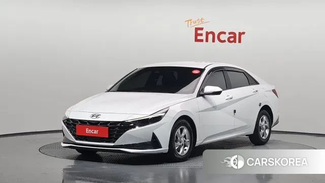 Hyundai Avante (CN7) 2021 Белый из Кореи