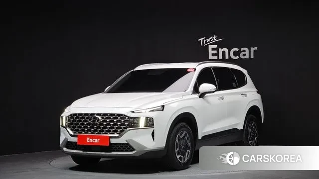 Hyundai The New Santa Fe 2023 Белый из Кореи