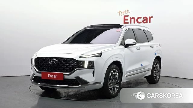 Hyundai The New Santa Fe 2022 Белый из Кореи