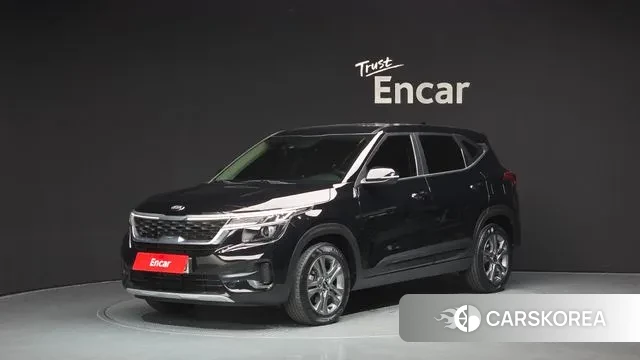 Kia Seltos 2020 Черный из Кореи