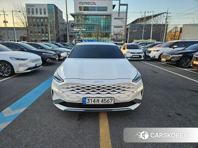 Kia K8 Hybrid 2021 Белый из Кореи