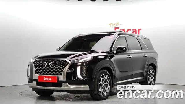Hyundai Palisade 2021 Черный из Кореи