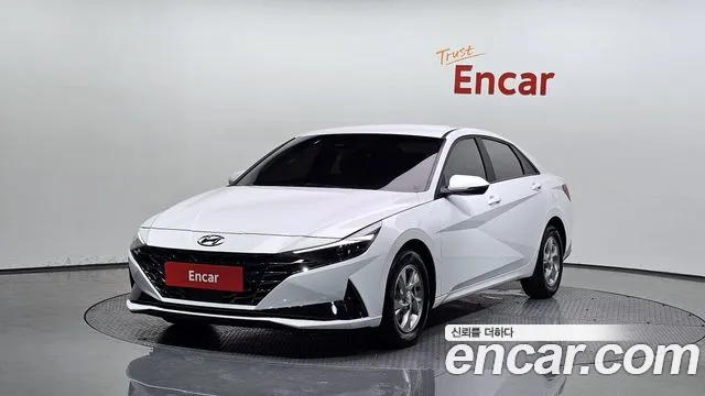 Hyundai Avante (CN7) 2022 Белый из Кореи