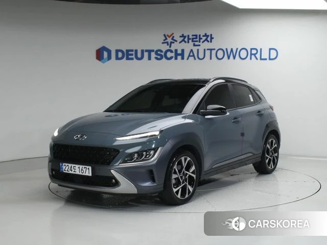 Hyundai The New Kona 2022 Небесно-голубой из Кореи