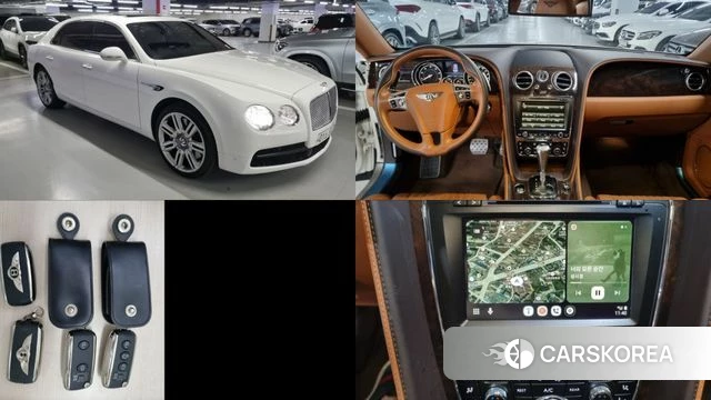 Bentley Flying Spur 2nd Generation 2018 Белый из Кореи
