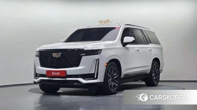Cadillac Escalade 5th Generation 2021 Белый из Кореи