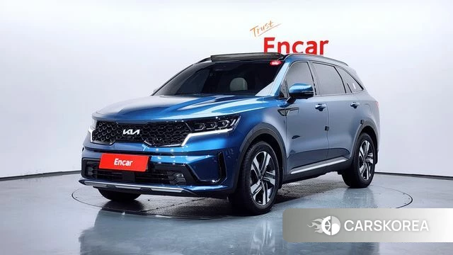 Kia Sorento 4th Generation 2023 Небесно-голубой из Кореи