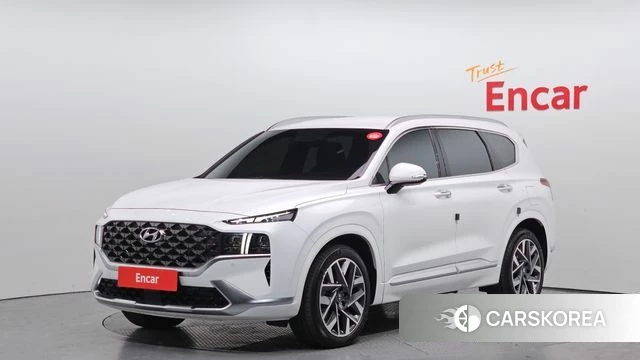 Hyundai The New Santa Fe 2021 Белый из Кореи