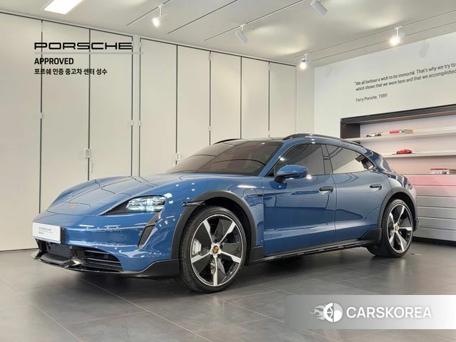 Porsche Taycan 2024 Синий из Кореи