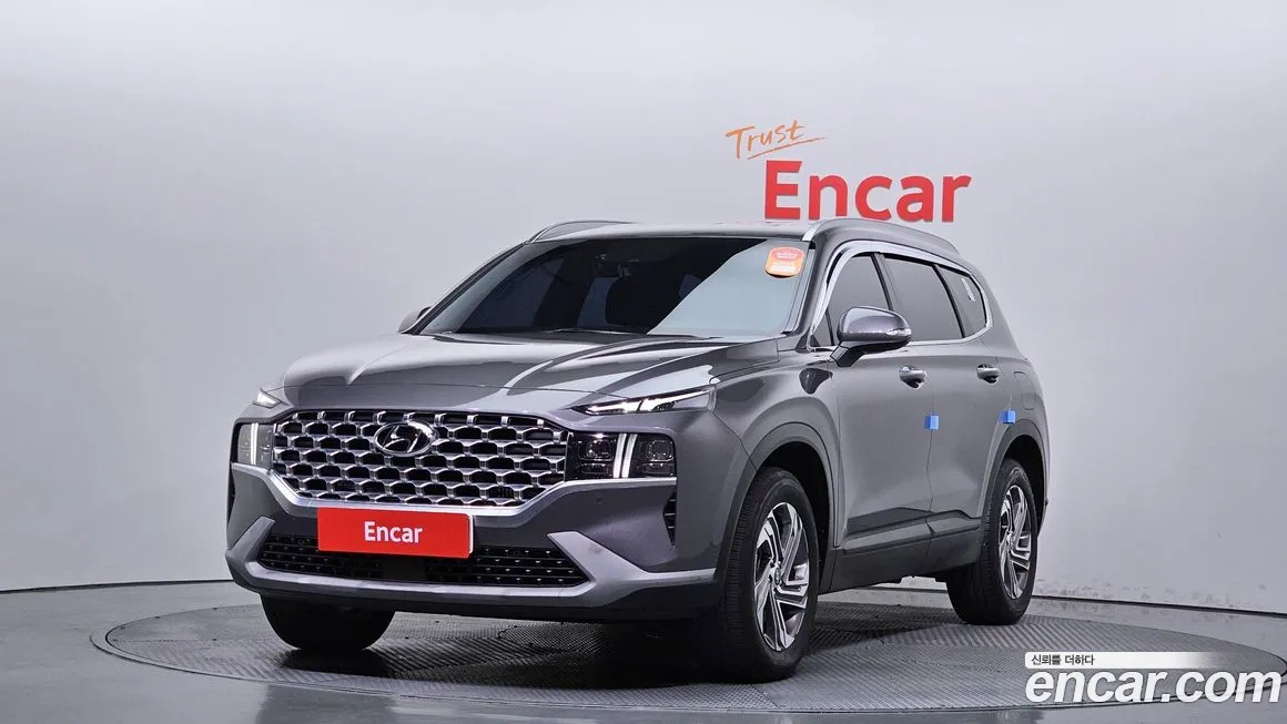 Hyundai The New Santa Fe 2021 Серый из Кореи