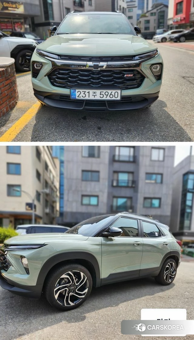 Chevrolet (GM Daewoo) The New Trail Blazer 2024 Светло-зеленый из Кореи