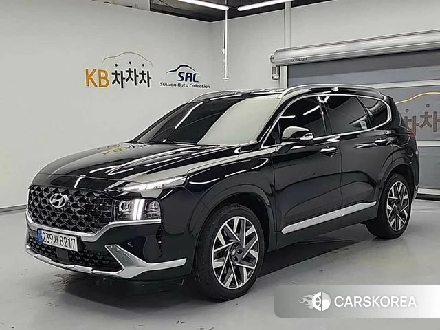 Hyundai The New Santa Fe 2021 Черный из Кореи