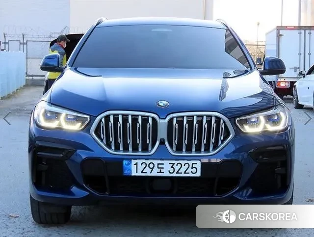 BMW X6 (G06) 2023 Синий из Кореи