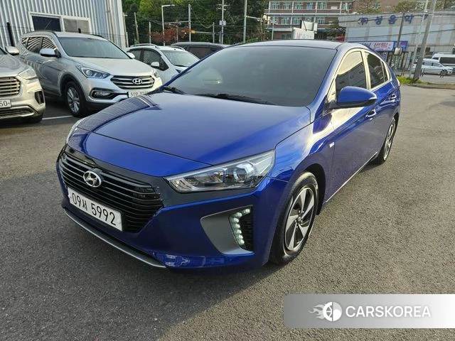 Hyundai Ionic Hybrid 2018 Синий из Кореи