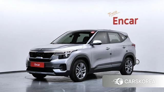 Kia Seltos 2021 Серебристо-серый из Кореи