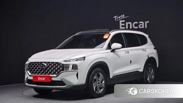 Hyundai The New Santa Fe 2023 Белый из Кореи