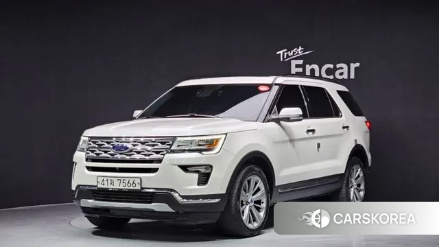 Ford Explorer 2018 Белый из Кореи