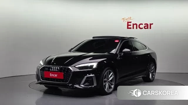 Audi A5 (F5) 2021 Черный из Кореи