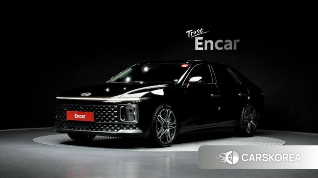 Hyundai Grandeur Hybrid (GN7) 2023 Черный из Кореи