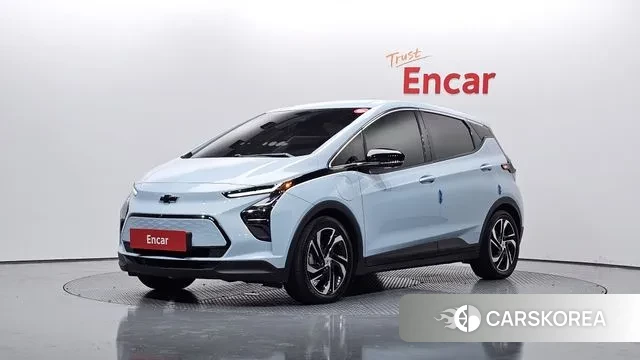 Chevrolet (GM Daewoo) New Bolt EV 2023 Небесно-голубой из Кореи