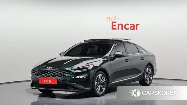 Kia K8 Hybrid 2022 Темно-зеленый из Кореи