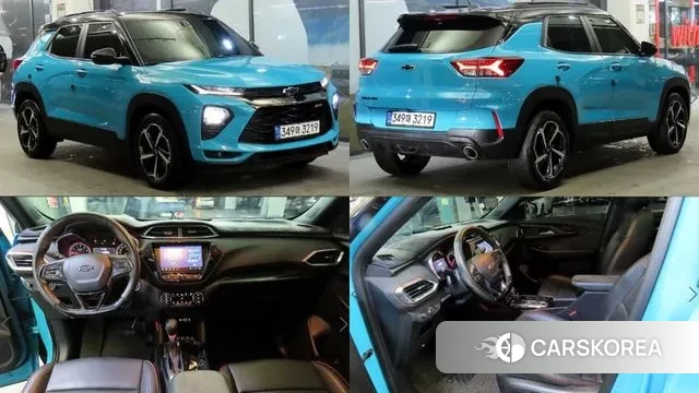 Chevrolet (GM Daewoo) Trailblazer 2021 Синий из Кореи