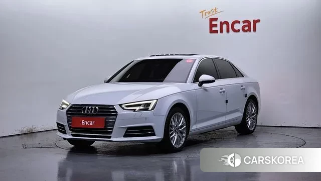 Audi A4 (B9) 2018 Белый из Кореи