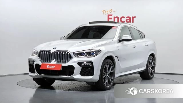 BMW X6 (G06) 2021 Белый из Кореи