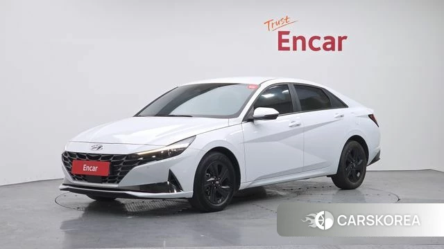 Hyundai Avante (CN7) 2022 Белый из Кореи