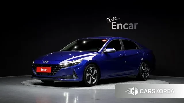 Hyundai Avante (CN7) 2020 Синий из Кореи