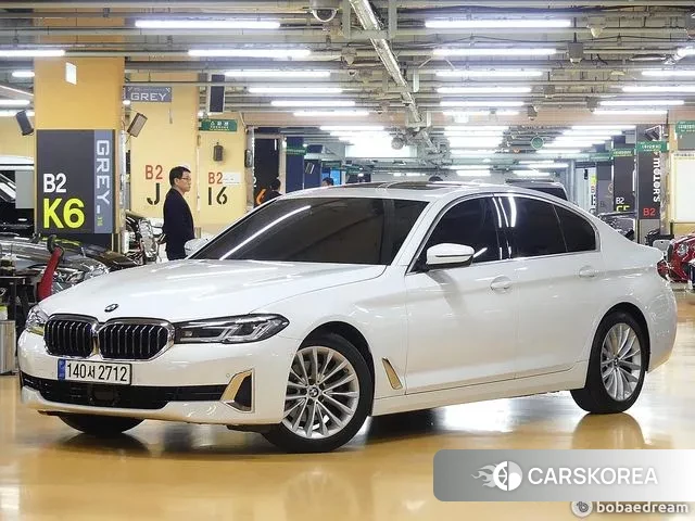 BMW 5 Series (G30) 2022 Белый из Кореи