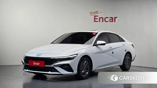 Hyundai The New Avante (CN7) 2023 Белый из Кореи