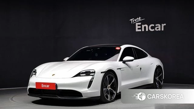 Porsche Taycan 2023 Белый из Кореи
