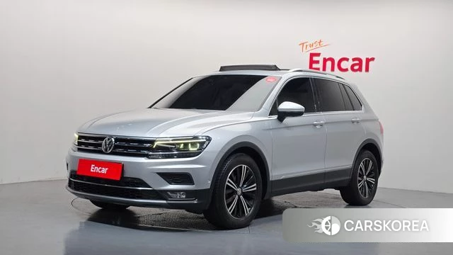 Volkswagen Tiguan second Generation 2018 Серебряный из Кореи