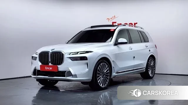 BMW X7 (G07) 2024 Белый из Кореи