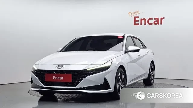 Hyundai Avante (CN7) 2022 Белый из Кореи