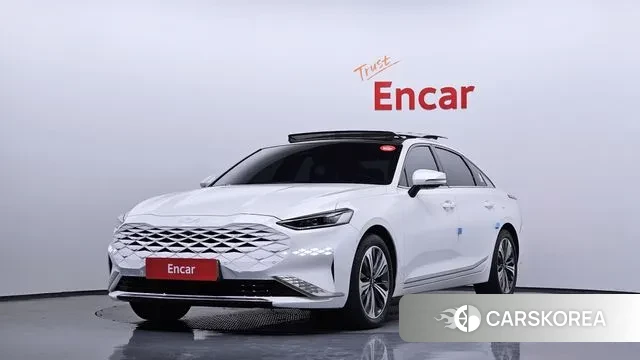 Kia K8 Hybrid 2023 Белый из Кореи