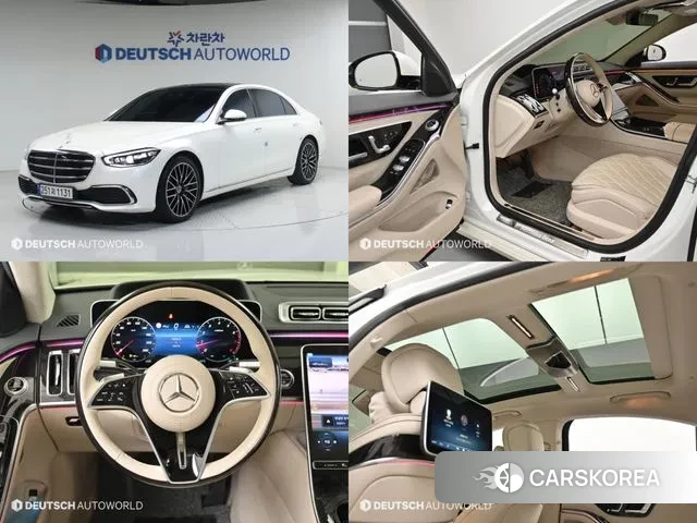 Mercedes-Benz S-Class W223 2022 Белый из Кореи