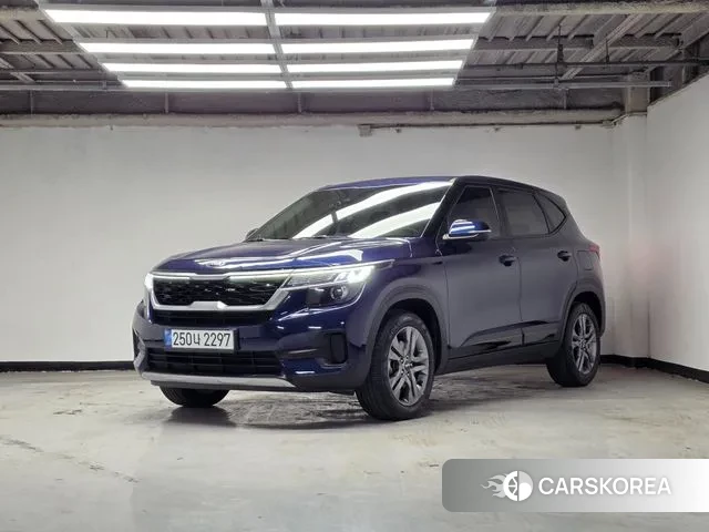 Kia Seltos 2021 Синий из Кореи