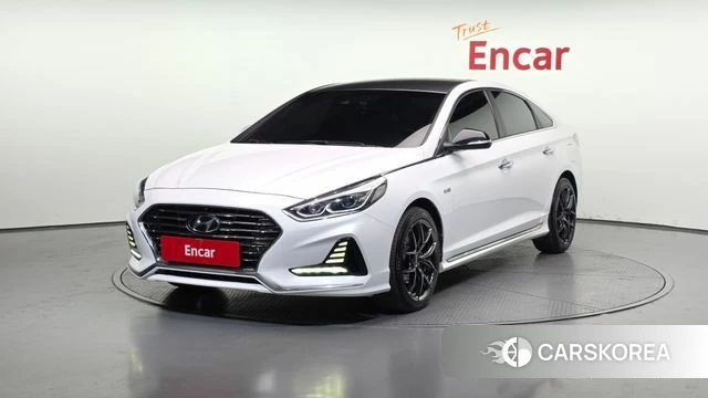 Hyundai Sonata New Rise Hybrid 2018 Белый из Кореи