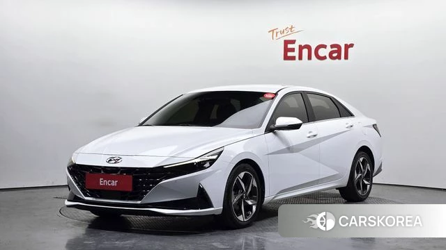 Hyundai Avante (CN7) 2020 Белый из Кореи