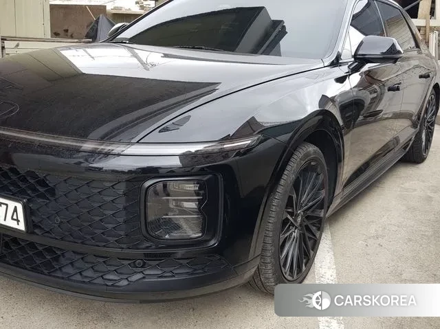 Hyundai Grandeur Hybrid (GN7) 2023 Черный из Кореи