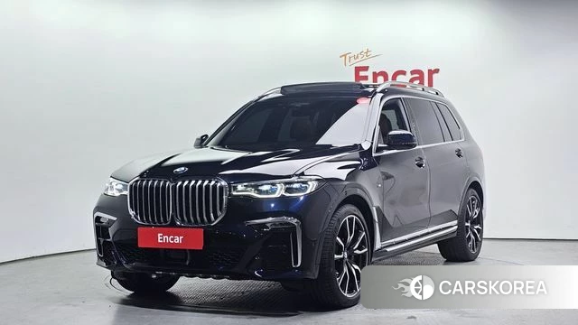 BMW X7 (G07) 2021 Синий из Кореи