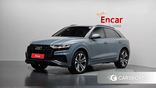 Audi Q8 (4M) 2023 Серебристо-серый из Кореи