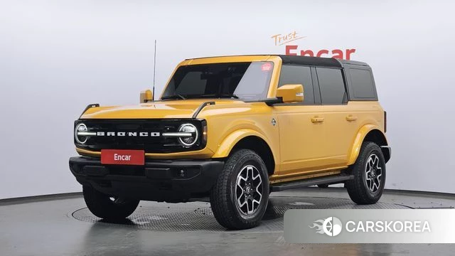 Ford Bronco 6th Generation 2022 Желтый из Кореи