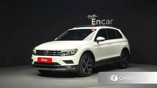 Volkswagen Tiguan second Generation 2020 Белый из Кореи