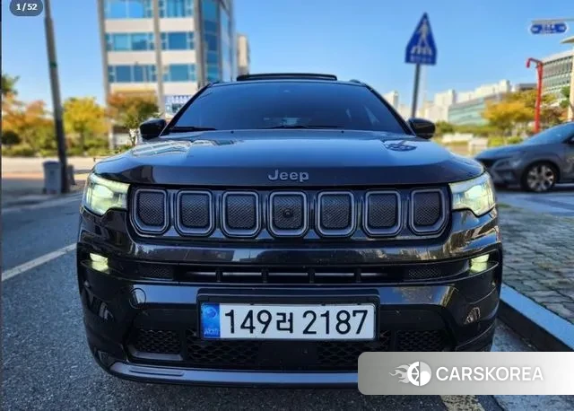 Jeep Compass 2nd Generation 2022 Черный из Кореи